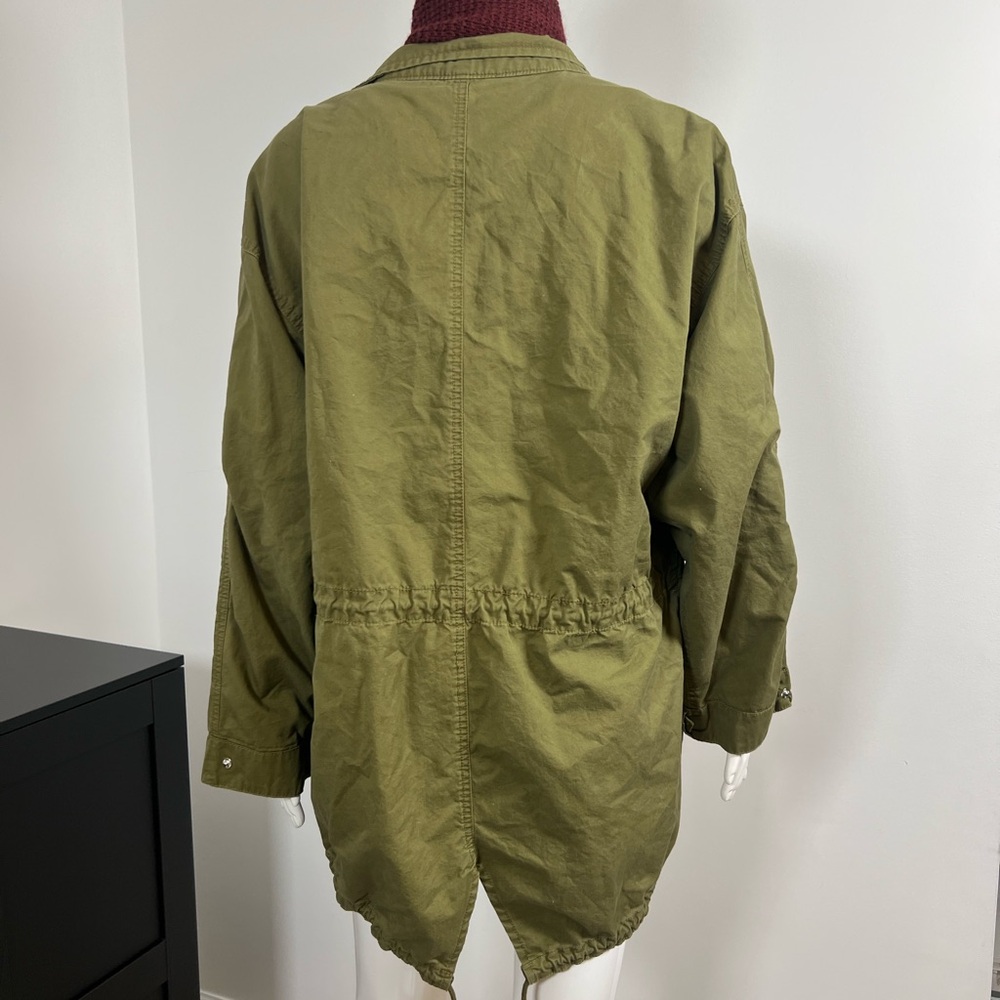 Love Tree Olive Utility Jacket - Picture 3 of 7